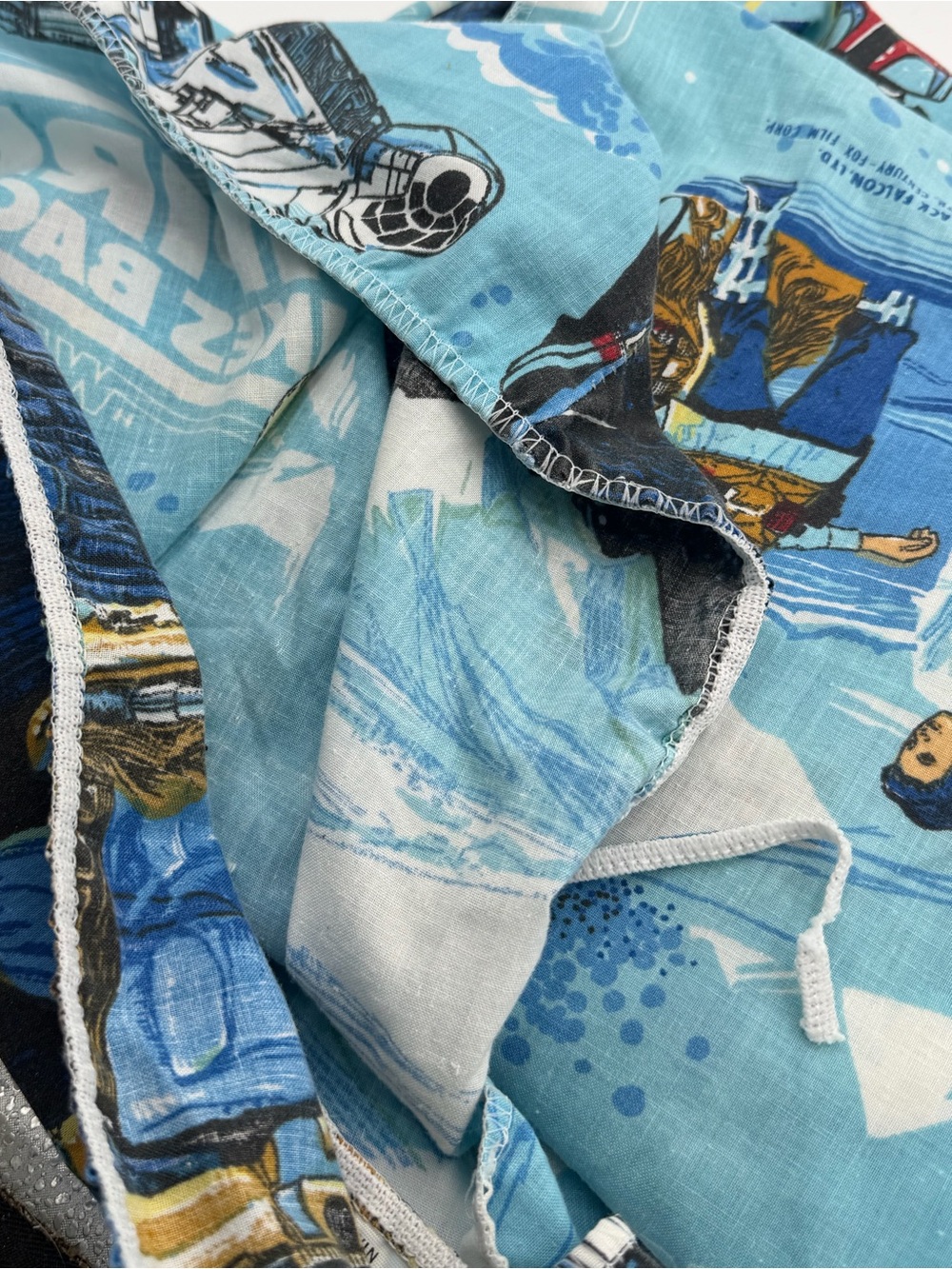 Vintage 70s Star Wars Empire Strikes Back Fitted Twin Sheet Boba Fett Sheets, - Picture 2 of 5